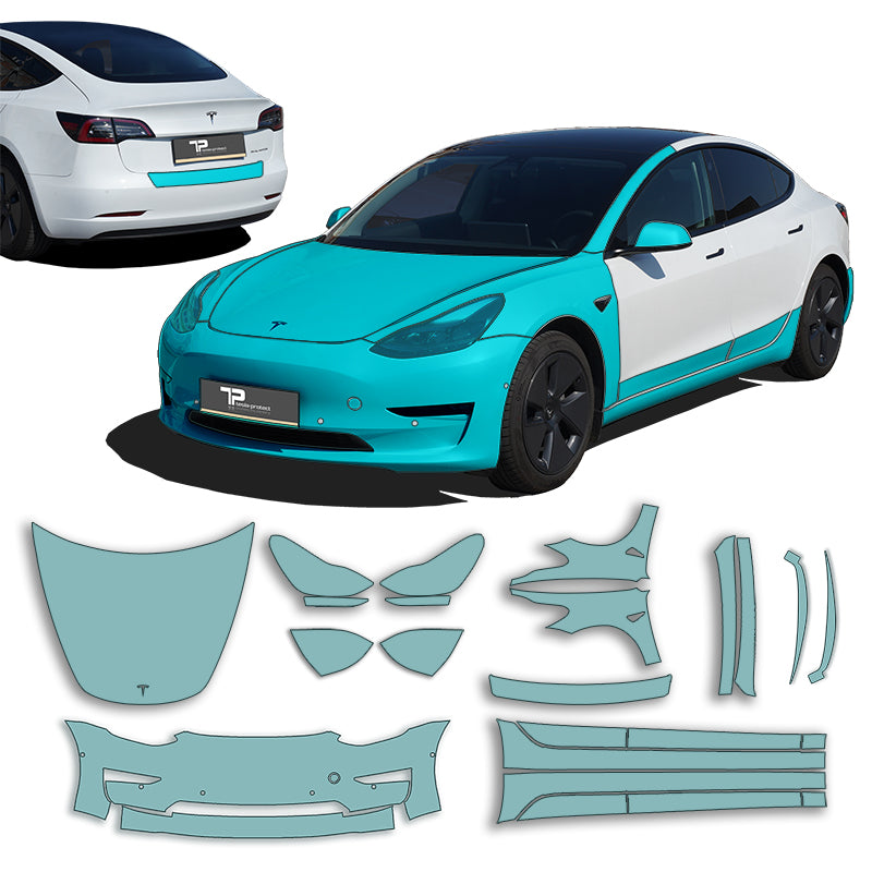 Model 3 Ultimate Kit – Grand jeu de films de protection de peinture pour tous les composants exposés