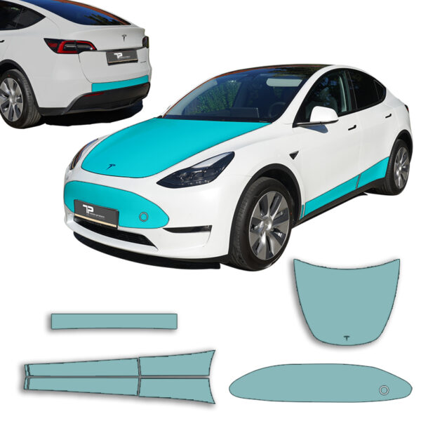 Model Y Film de protection peinture pour pare-chocs - Version simplifiée -  Tesla-Protect